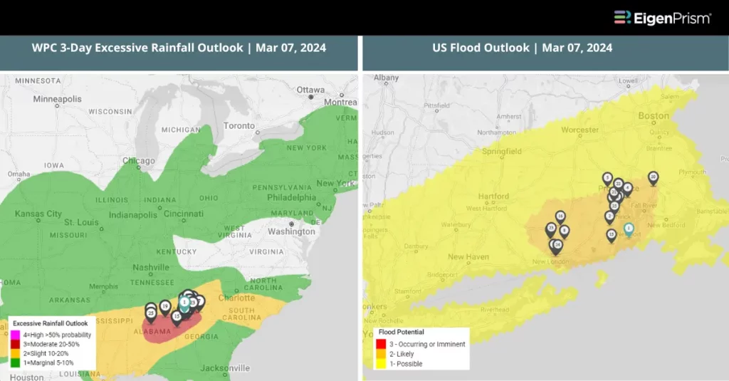 Northeast to South on Alerts: Severe Weather Conditions Across US